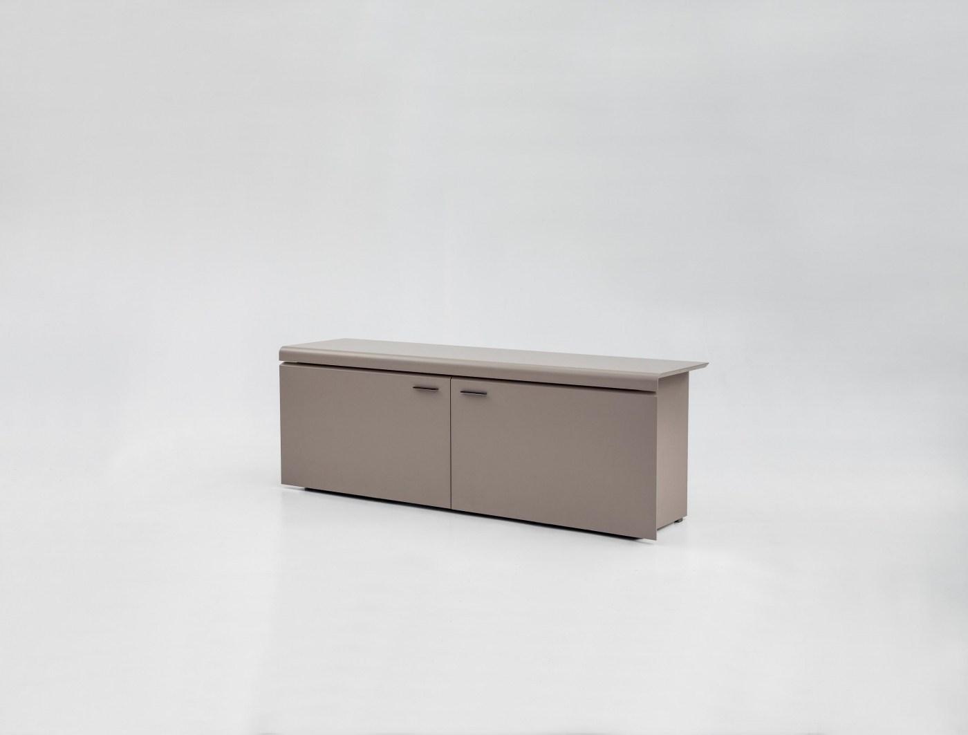 Melamine-faced chipboard sideboard with integrated lighting | Goya by Tonin Casa