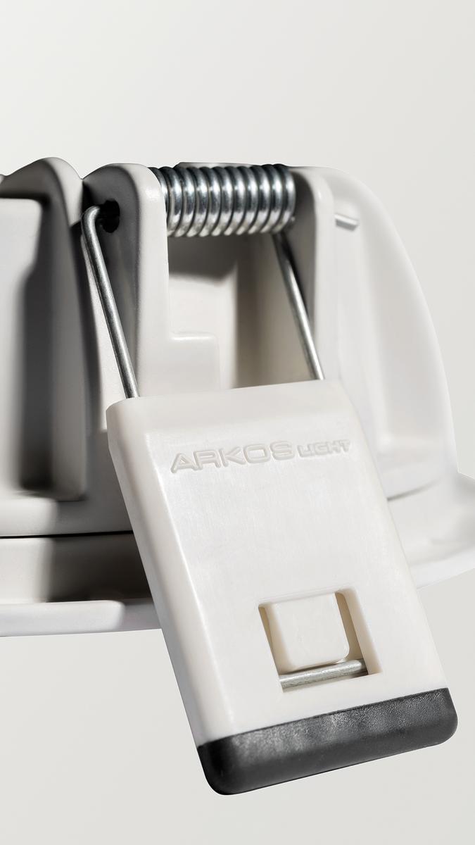 LED recessed aluminium ceiling lamp |  by Arkoslight