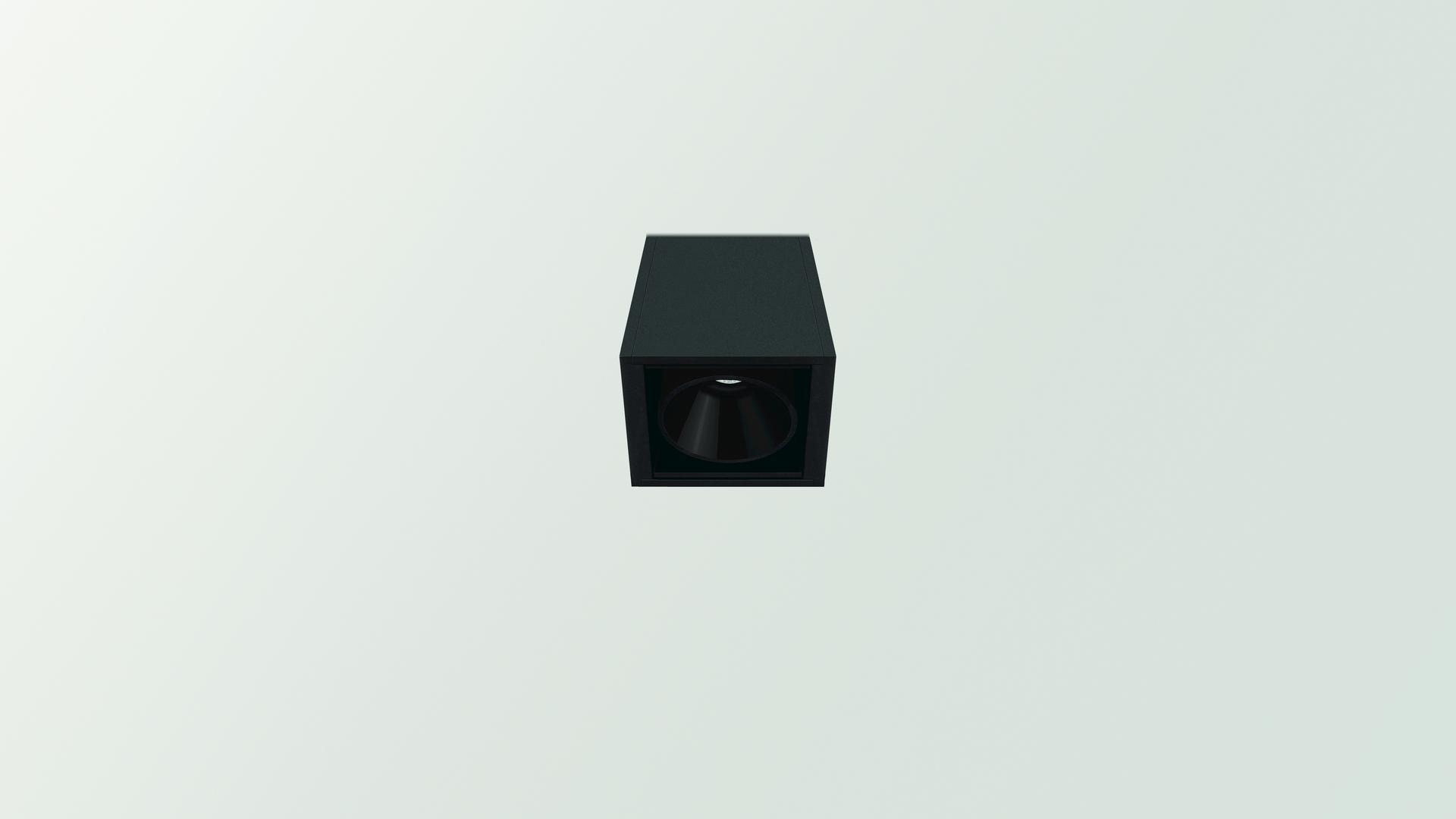 LED aluminium spotlight | Black Foster Surface 1 by Arkoslight