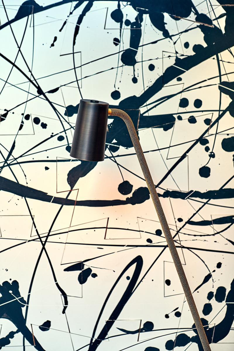 Metal floor lamp | Up by Contardi