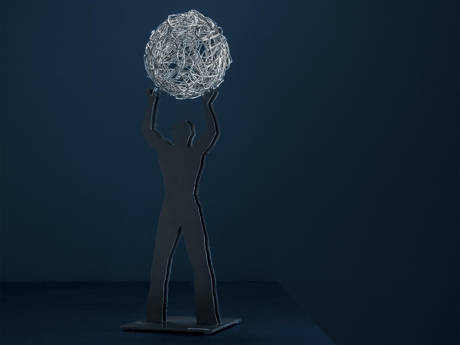 LED table lamp | Uomo Della Luce S by Catellani & Smith