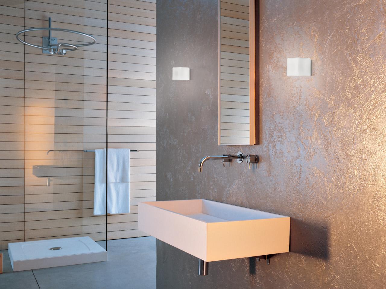 Blown glass wall lamp / ceiling lamp | Cubi P-pl16 by Leucos