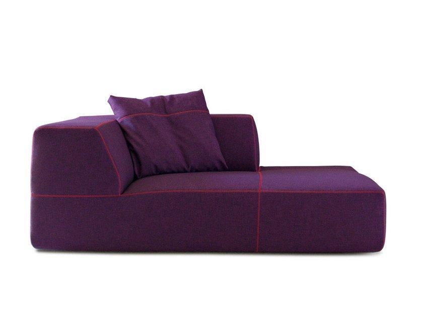 Upholstered fabric day bed | Bend by B&B Italia