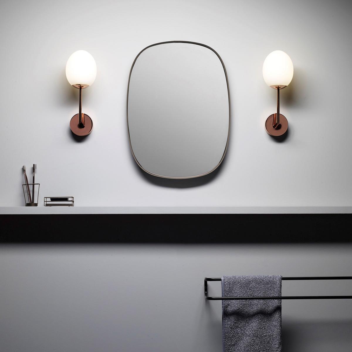 LED wall light in metal and opal glass | Kiwi by Astro lighting