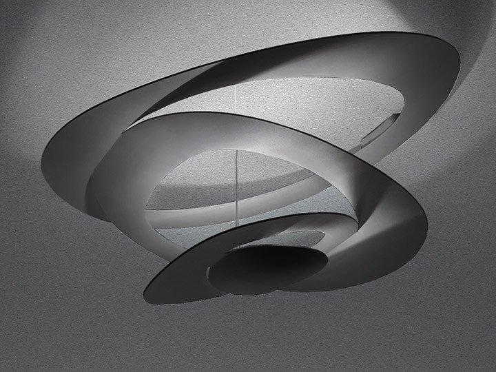 Indirect light aluminium ceiling lamp | Pirce by Artemide