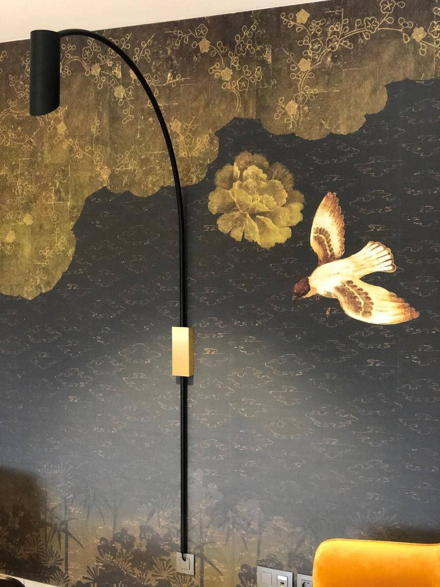 Direct-indirect light aluminium wall light | Ding by Dark