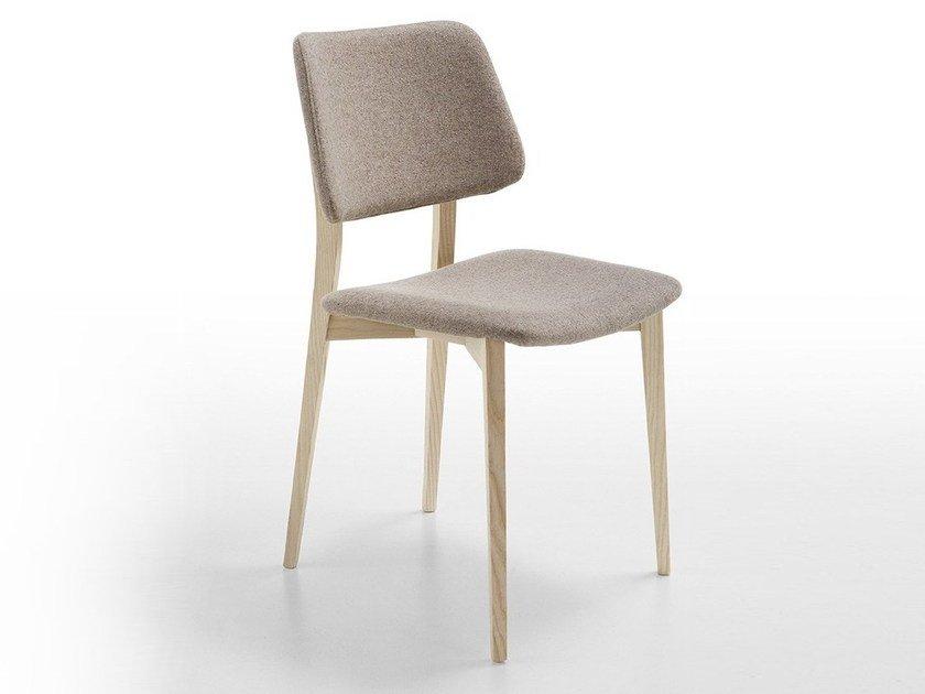 Upholstered wooden restaurant chair | Joe S L-ts by Midj