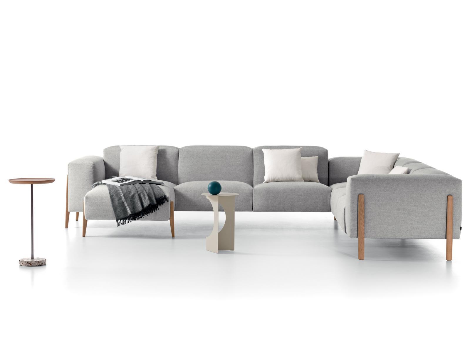 Sectional fabric sofa | All-in by Pianca