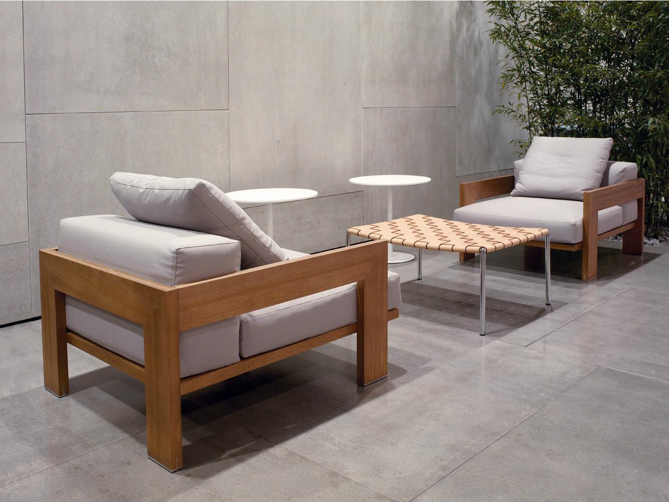 Garden armchair | Alison Iroko Armchair Indoor by Minotti