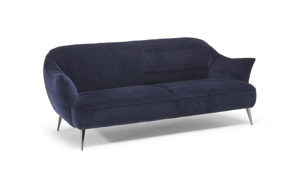 Modular velvet sofa | Estasi by Natuzzi Editions