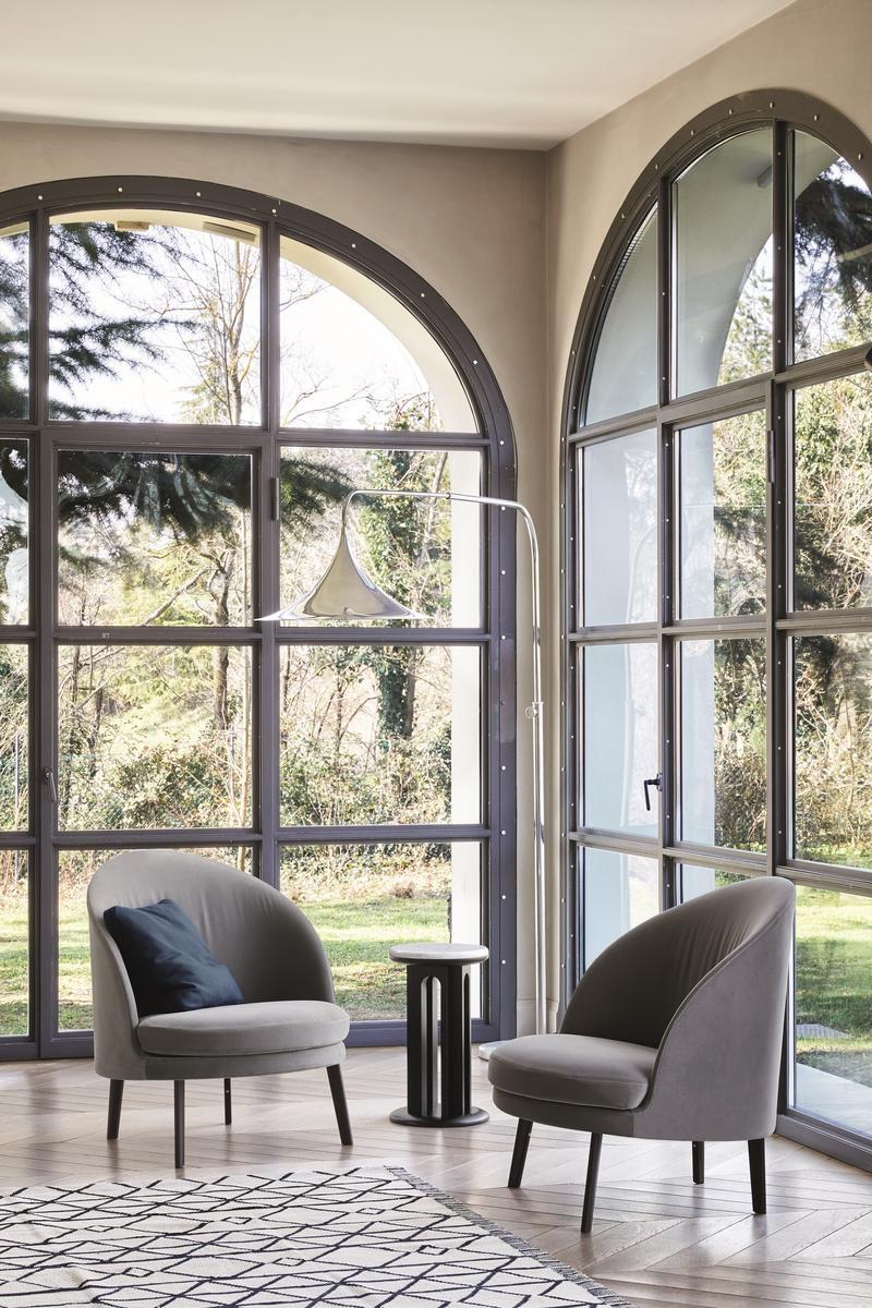 Leather armchair | Jules by Arflex