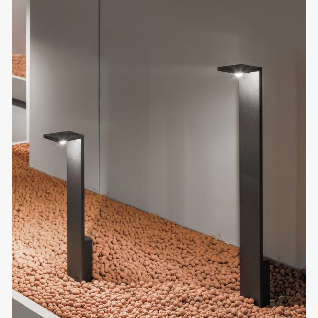 LED metal bollard light | Elbo by Delta light