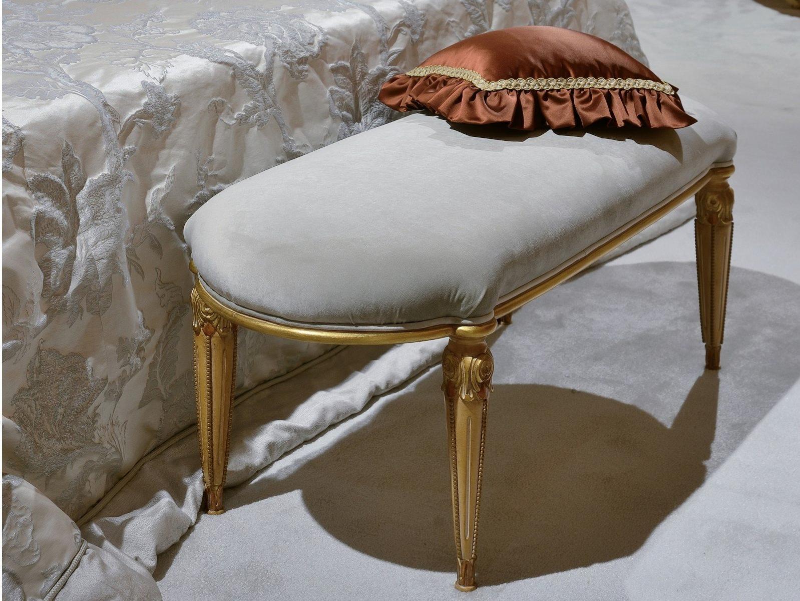Upholstered velvet bench | 3700_luigi Xvi by Ezio Bellotti