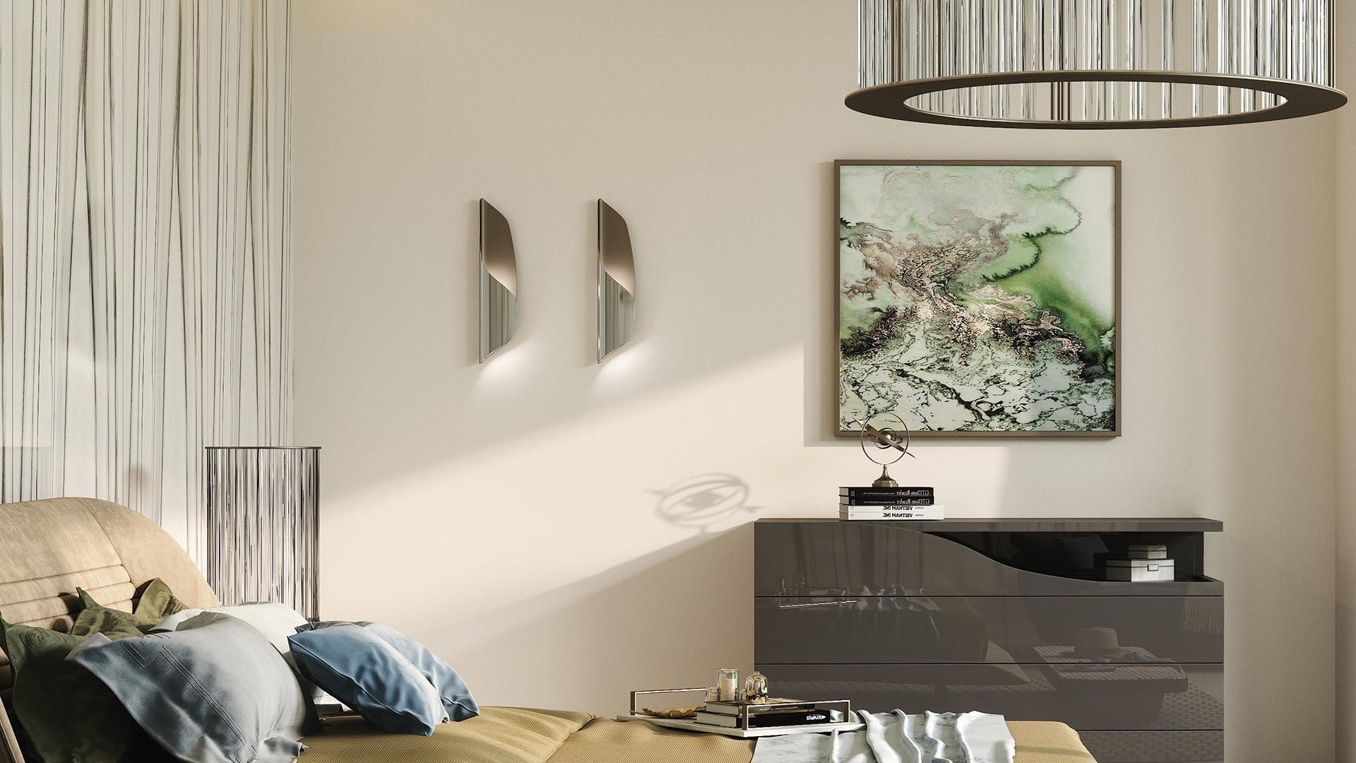 LED steel wall lamp | Segno by Reflex