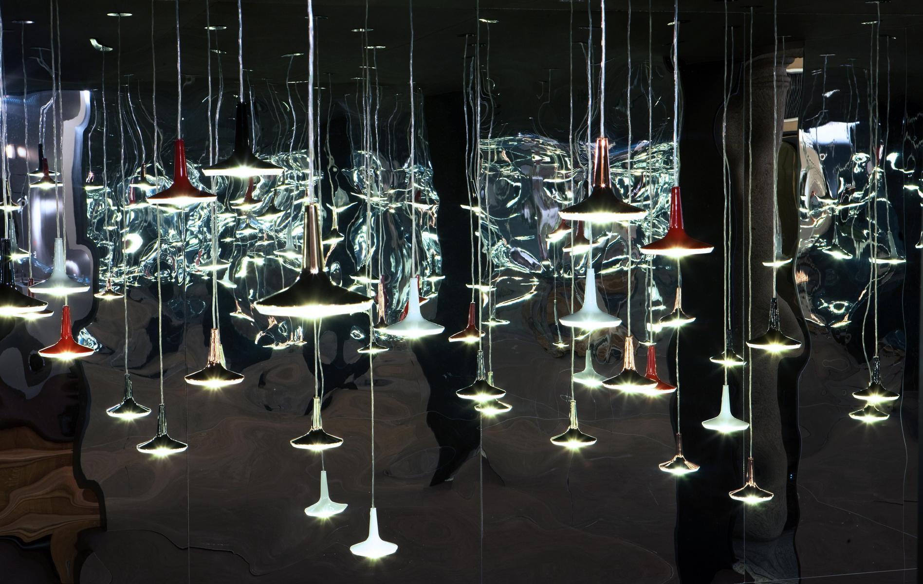 LED direct light aluminium pendant lamp | Kin - 478 by Oluce