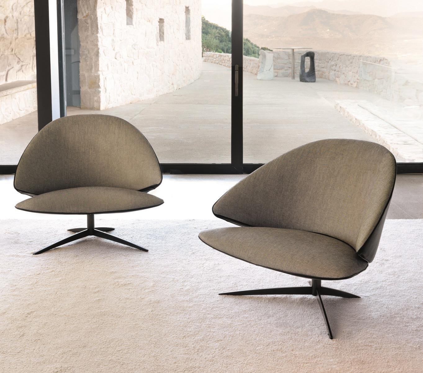 Armchair with 4-spoke base | Koster by Desiree