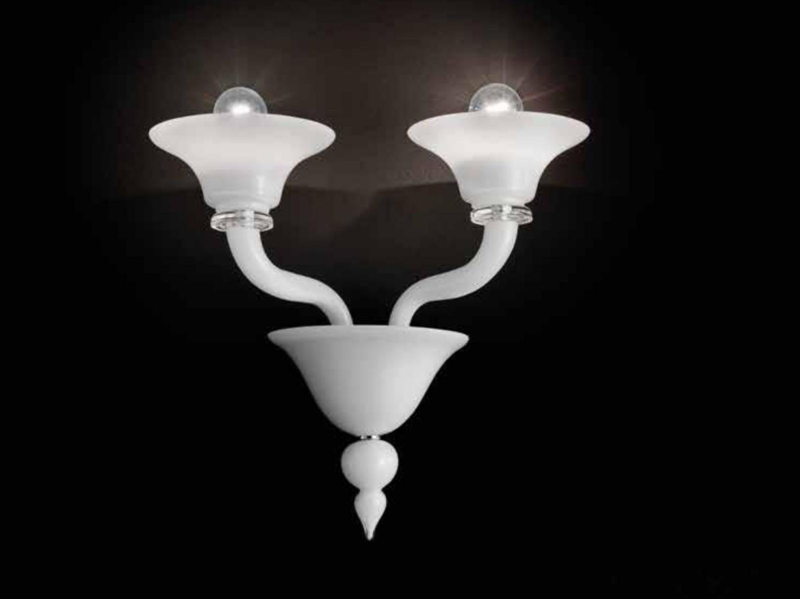 Glass wall lamp | Corner by Sylcom