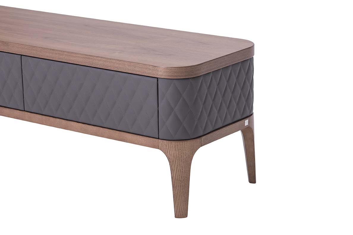 Wooden TV cabinet with flap doors | Tiffany by Tonin Casa