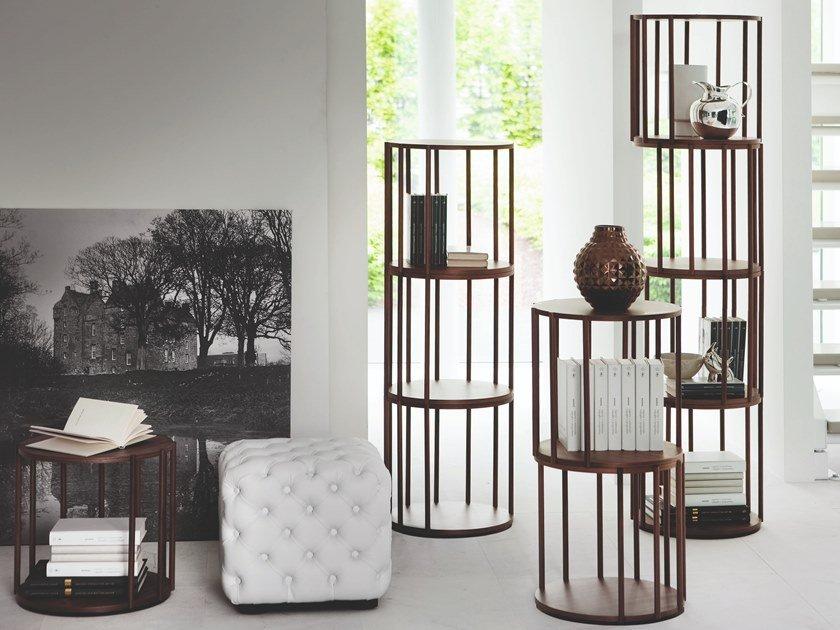 Modular solid wood bookcase | Cell by Porada