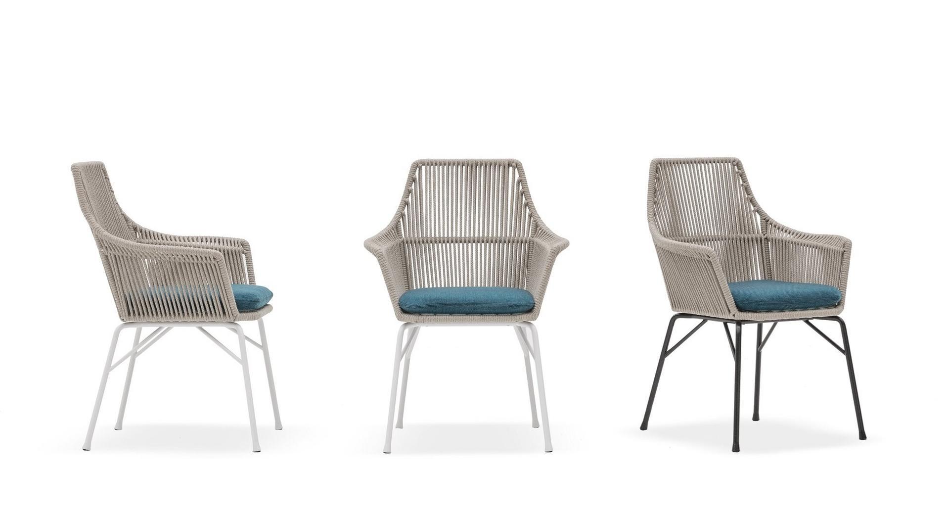 Outdoor chair | York “cord” Outdoor by Minotti