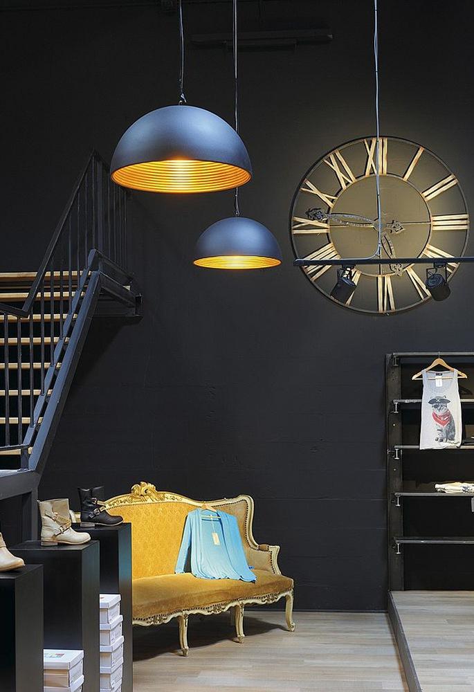 Plastic pendant lamp with dimmer in a contemporary style | Forchini by SLV