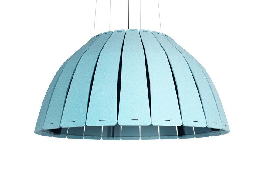 LED acoustic PET pendant lamp | Bird Cage by Panzeri