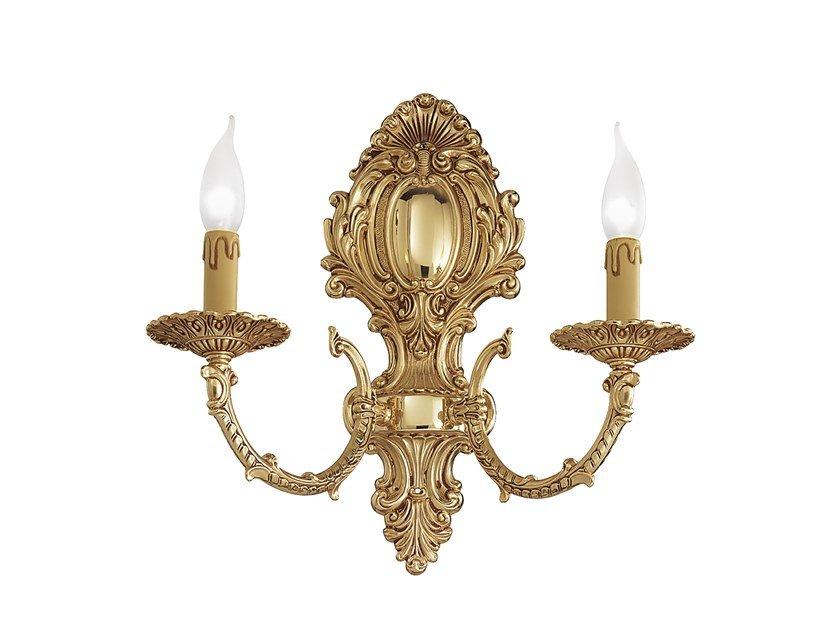 French Gold wall light | Ermes 099/a2 by Possoni Illuminazione