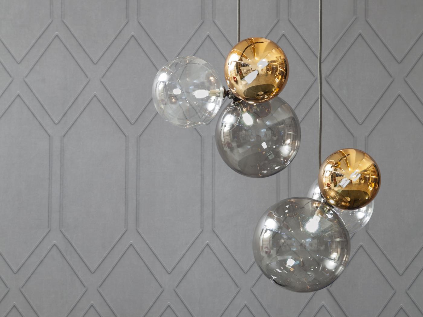 LED glass pendant lamp | Atomo by Tonin Casa