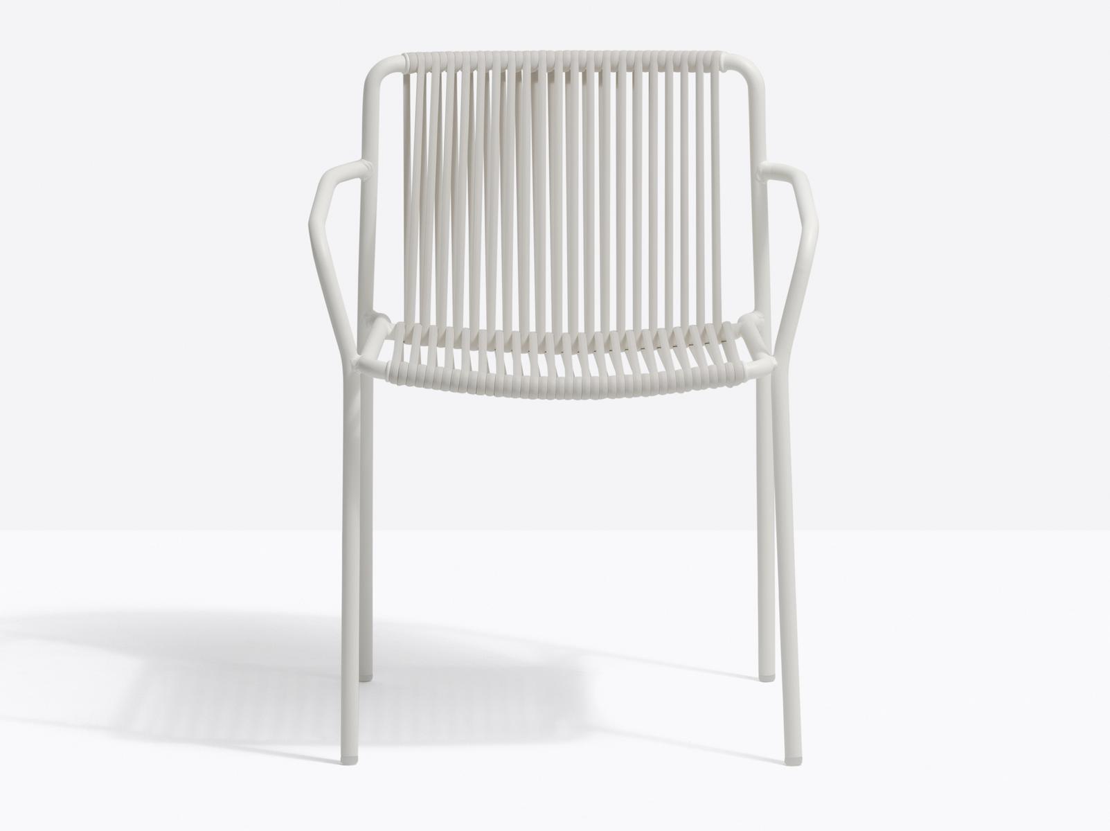 Powder coated steel garden chair | Tribeca 3665 by Pedrali