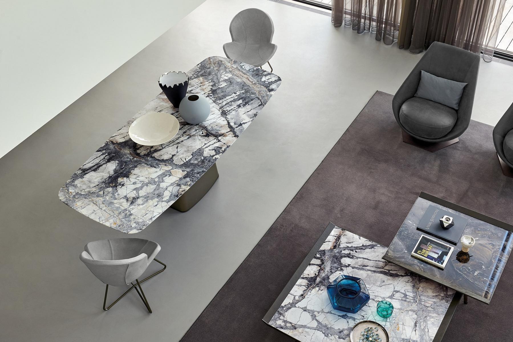 Rectangular marble table | Icon by Arketipo