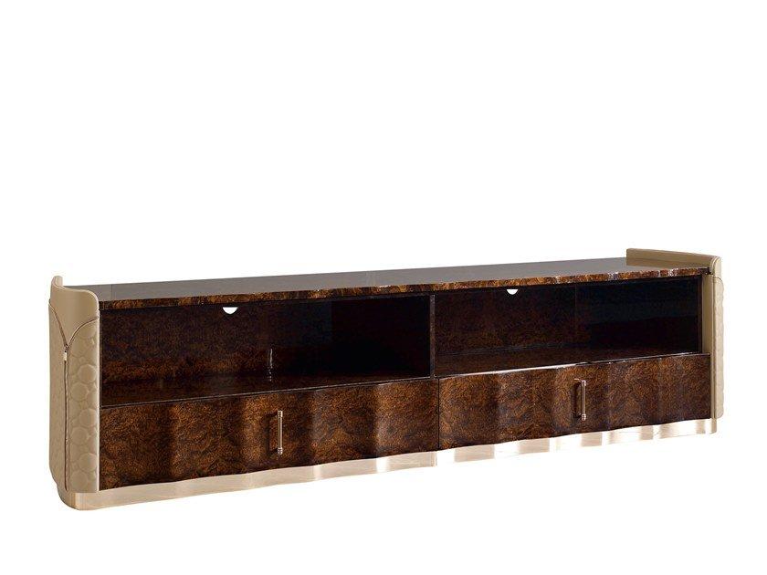 Wooden TV cabinet with drawers | Mason by Volpi