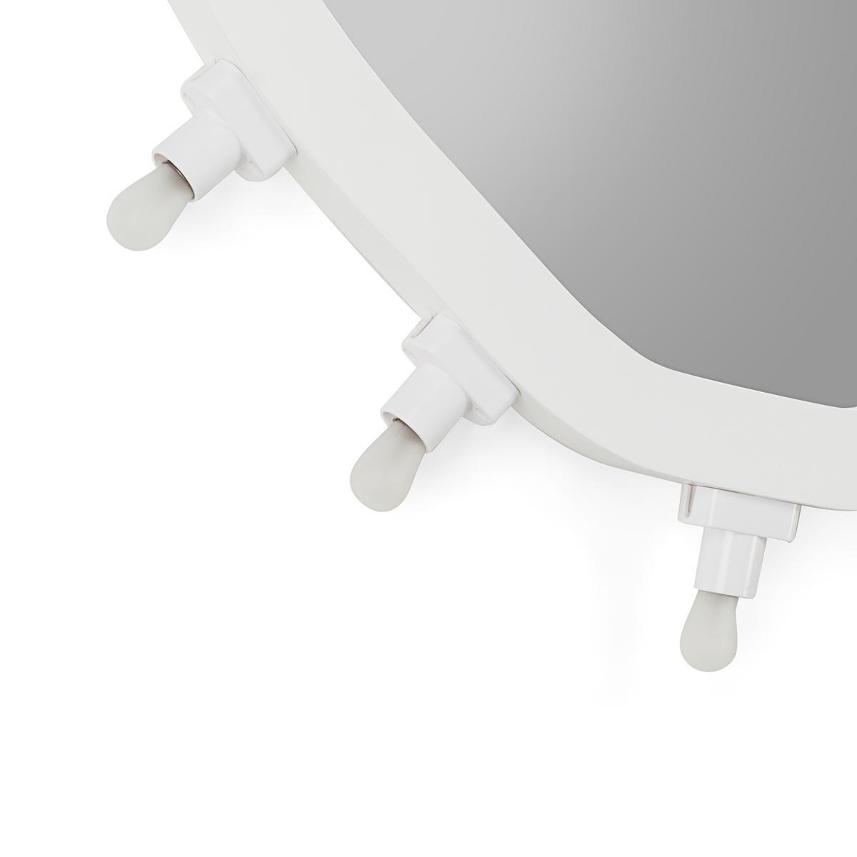 Wall-mounted mirror with integrated lighting | Luminaire Small by Seletti