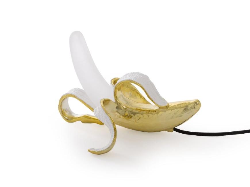 Glass and resin table lamp | Banana Lamp Huey by Seletti