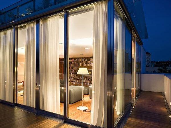 Fabric floor lamp | Romeo Soft F by Flos