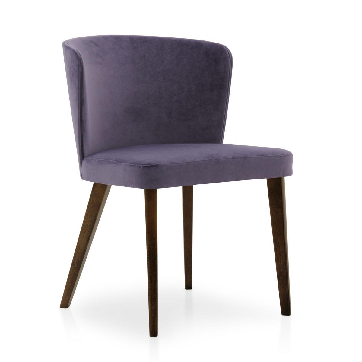 Upholstered velvet chair | Eva 0603s by Sevensedie