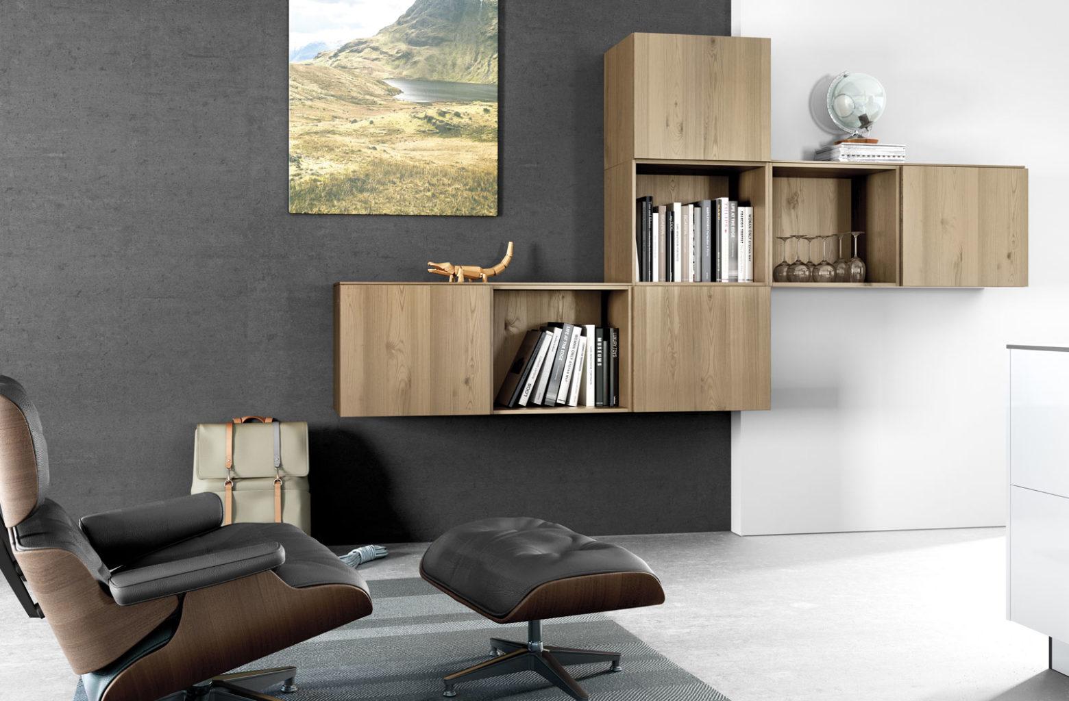 Lacquered kitchen with handles Haecker 6000