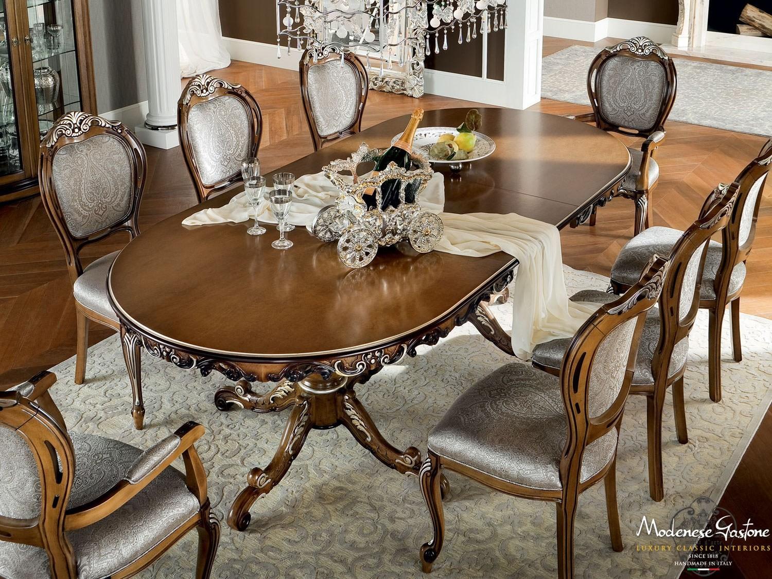 Extending oval living room table | 13140 by Modenese Gastone