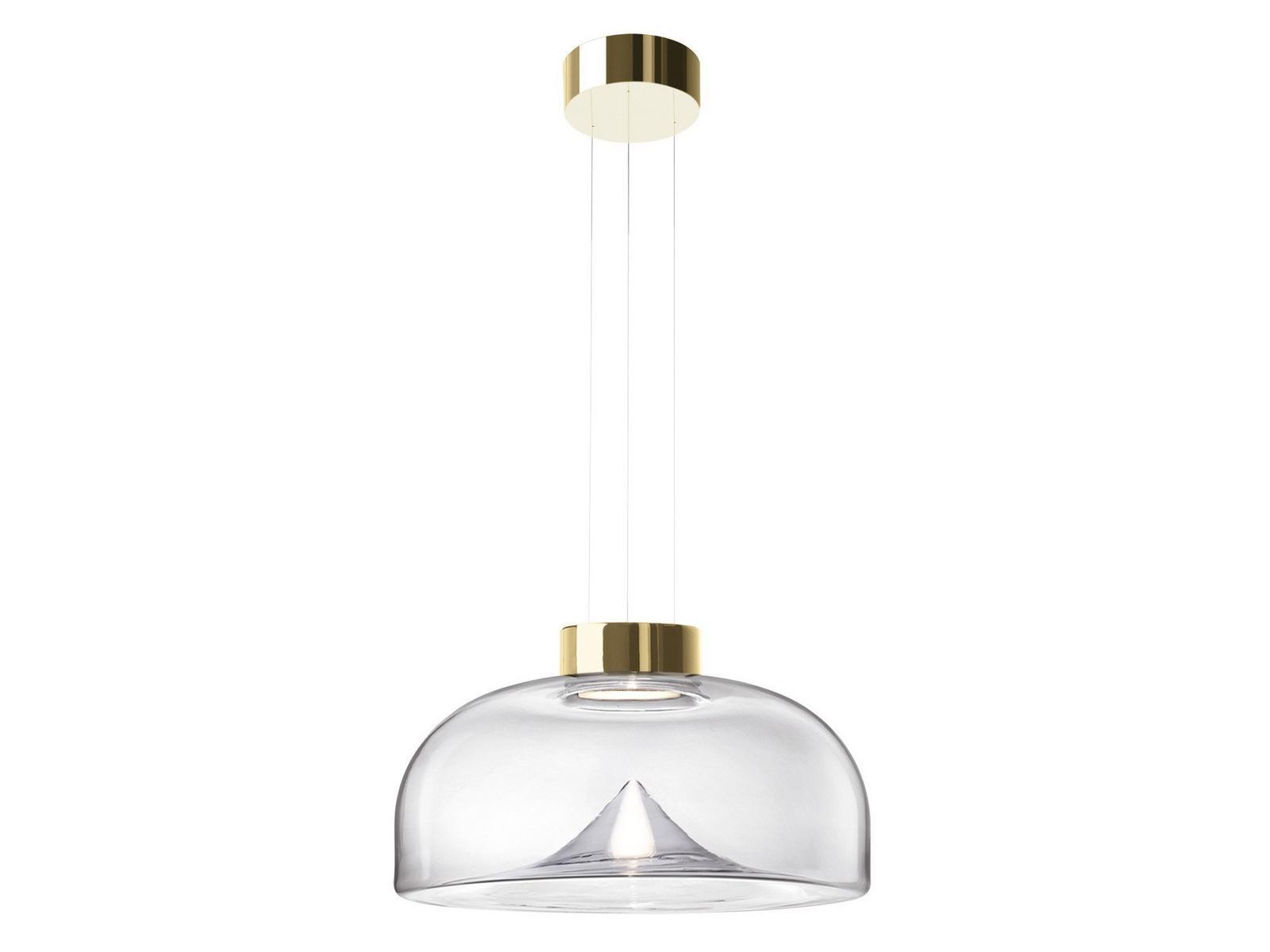 LED blown glass pendant lamp | Aella S by Leucos