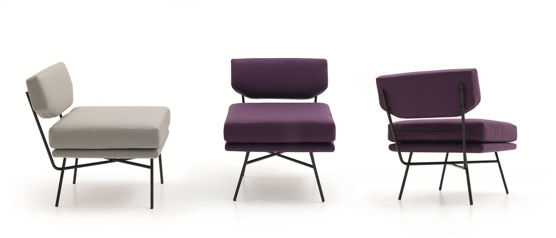 Fabric armchair | Elettra by Arflex
