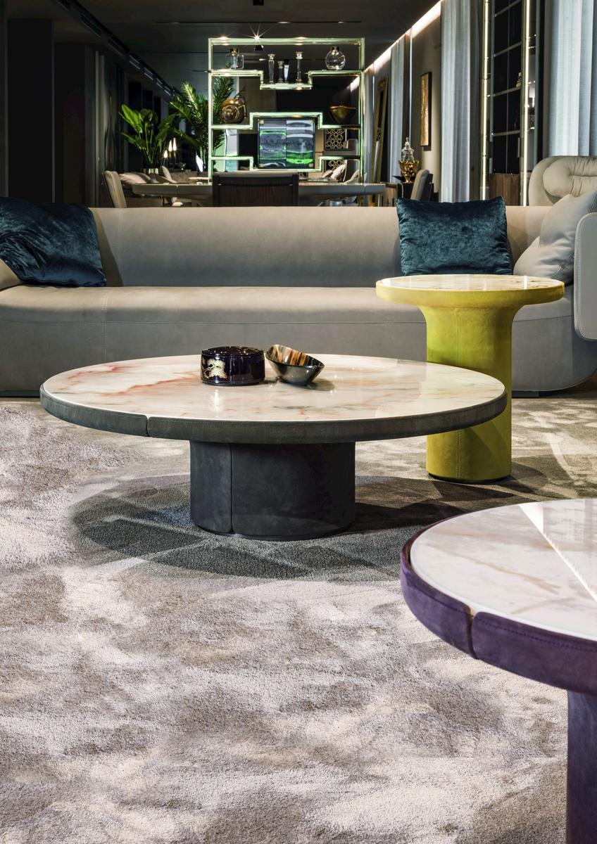 Round stone coffee table | Re by Longhi