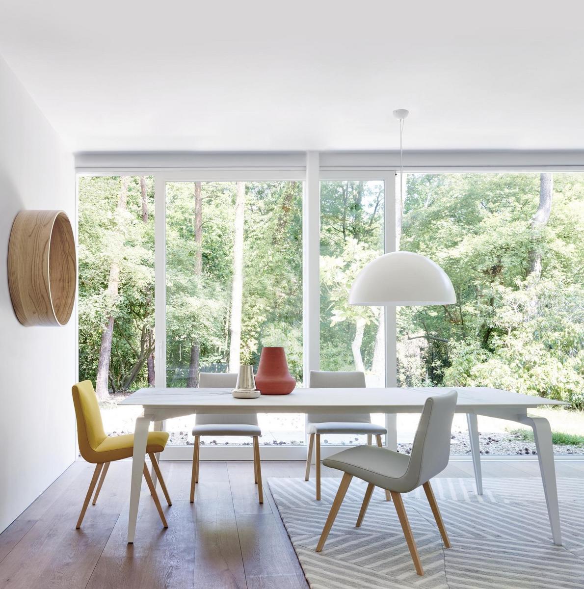 Upholstered fabric chair with removable cover | Tv by Ligne Roset