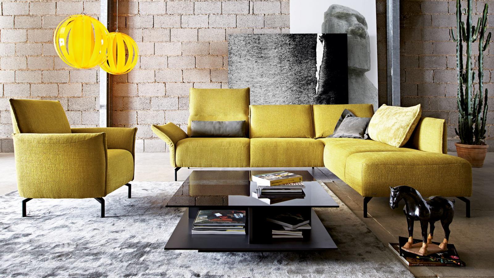 Corner fabric sofa | Vanda by Koinor