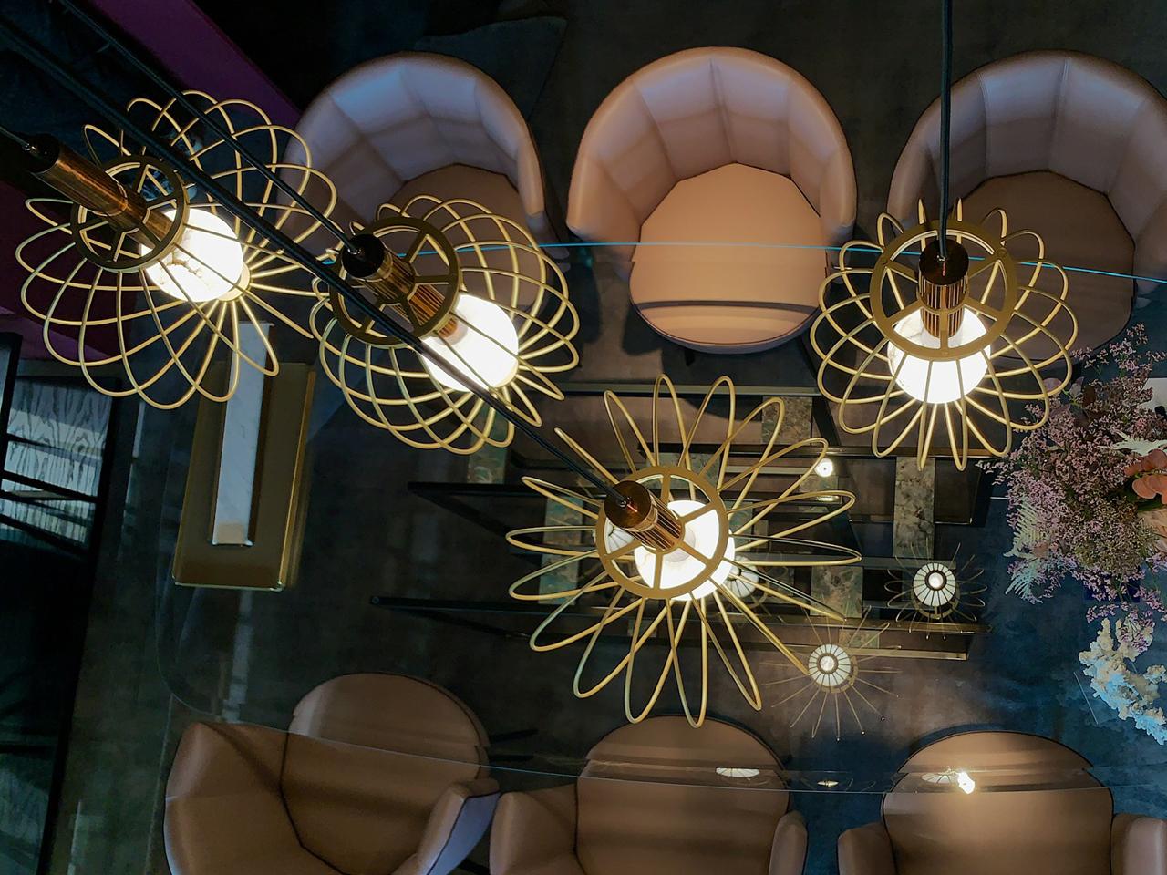 LED metal pendant lamp | Lira by Borzalino