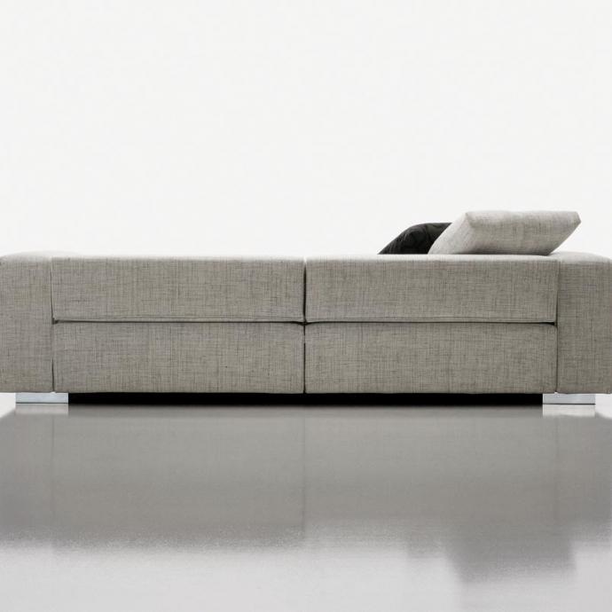 Sectional recliner fabric sofa | Turner by Molteni