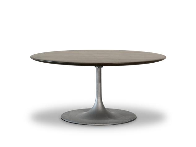 Round solid wood table | Bourgeois by Baxter