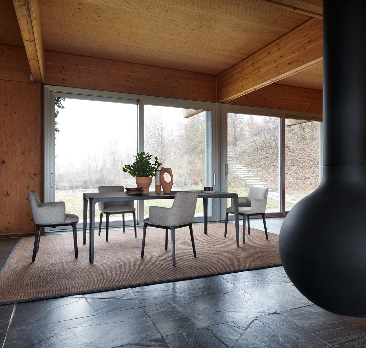 Chair with armrests | Candy by Potocco