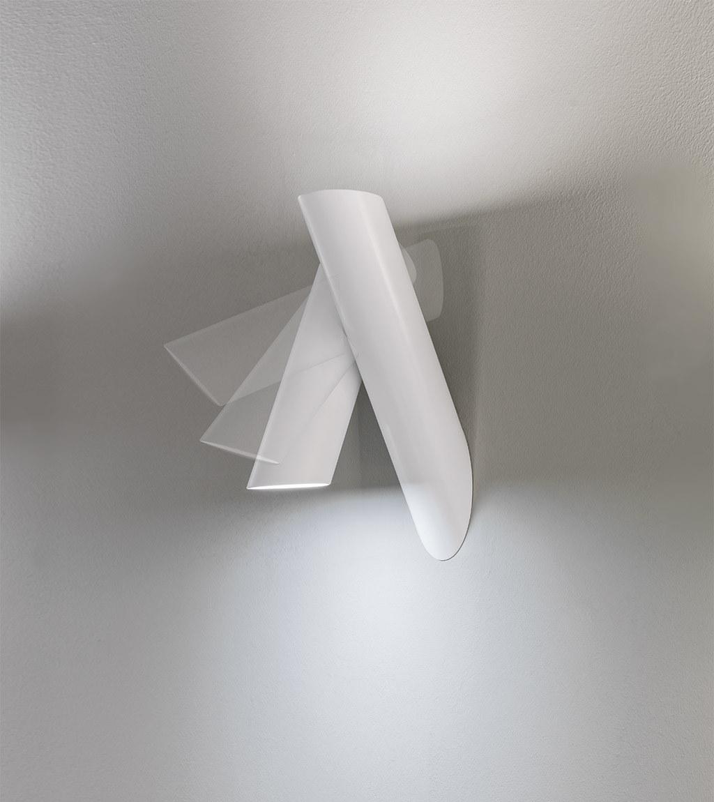 Adjustable aluminium wall lamp | Tubes Large by Nemo