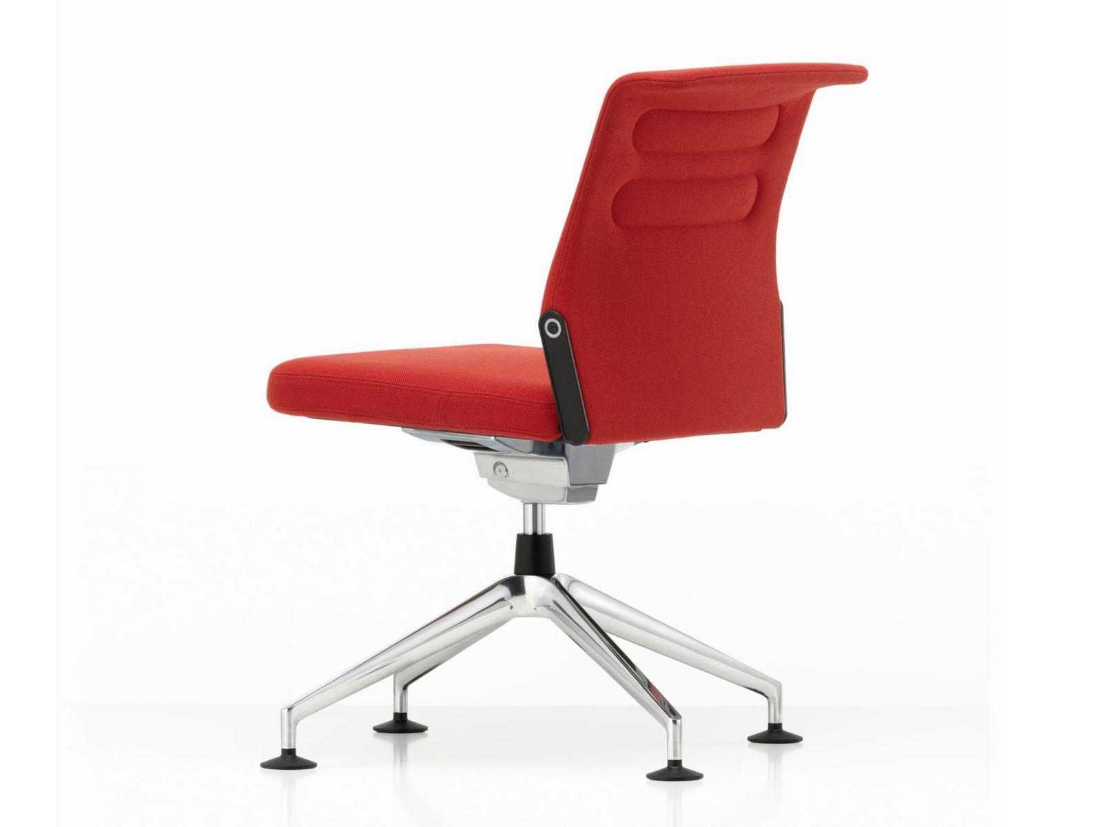 Swivel upholstered fabric office chair with 4-Spoke base | Ac 5 Meet by Vitra