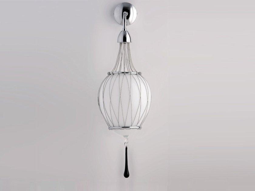 Blown glass wall lamp | Tango by Aiardini lighting