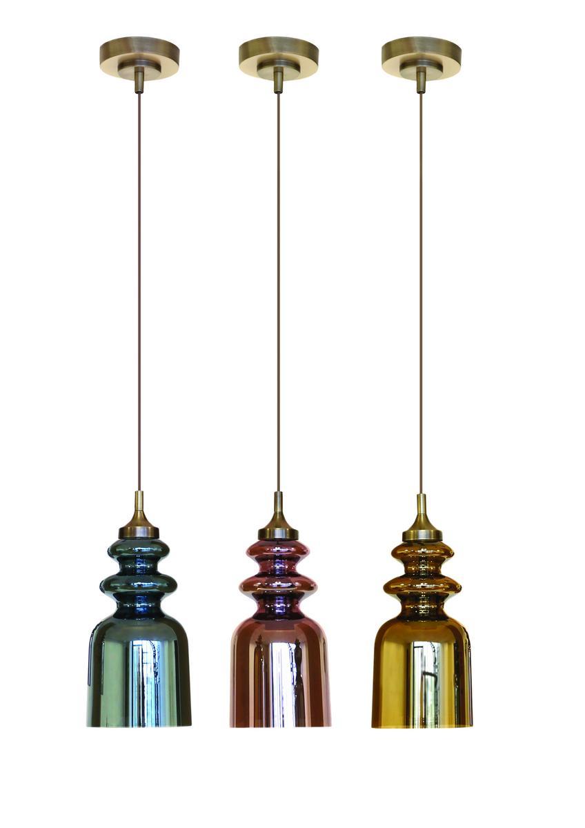 Blown glass pendant lamp | Messalina by Contardi